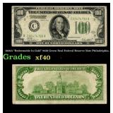1928A $100 Green Seal Federal Reserve Note "Redeem