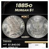 1885-o Morgan Dollar $1 ms66+ SEGS