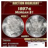 1897-s Morgan Dollar $1 ms66+ SEGS
