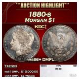 1880-s Morgan Dollar $1 ms66+ DMPL SEGS