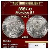 1881-o Morgan Dollar $1 ms65+ SEGS