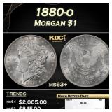 1880-o Morgan Dollar $1 ms63+ SEGS