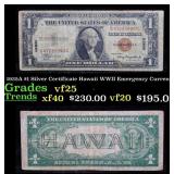 1935A $1 Silver Certificate Hawaii WWII Emergency