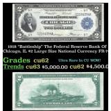 1918 $2 Large Size National Currency "Battleship"