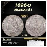 1896-o Morgan Dollar $1 au58 SEGS