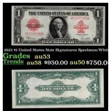 1923 Speelman/White $1 United States Note Grades S