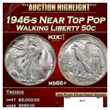 1946-s Walking Liberty Half Dollar Near Top Pop 50