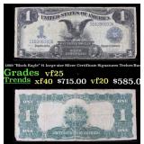 1899 $1 large size Silver Certificate "Black Eagle