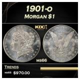 1901-o Morgan Dollar $1 Grades ms66