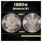 1880-s Morgan Dollar $1 Grades ms64
