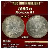 1889-o Morgan Dollar $1 ms65+ SEGS