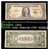 1935A $1 Silver Certificate Hawaii WWII Emergency