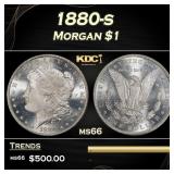 1880-s Morgan Dollar $1 Grades ms66