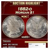 1882-o Morgan Dollar $1 ms65+ SEGS