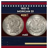 1921-s Morgan Dollar $1 Grades ms63