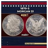 1879-s Morgan Dollar $1 Grades ms64+