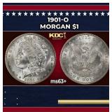 1901-o Morgan Dollar $1 Grades ms63+