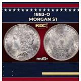 1883-o Morgan Dollar $1 Grades ms63+