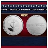 Dune 2 House of Fremen 1 oz Silver Coin Round