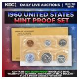 1960 United States Mint Silver Proof Set In Origin