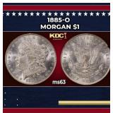 1885-o Morgan Dollar $1 Grades ms63