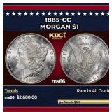1885-cc Morgan Dollar $1 ms66 SEGS