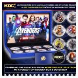 Limited Edition 8 Coin Marvel Avengers Age of Ultr
