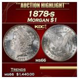 1878-s Morgan Dollar $1 ms66 SEGS