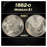 1882-o Morgan Dollar $1 Grades ms62+