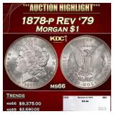 1878-p Rev '79 Morgan Dollar $1 ms66 SEGS