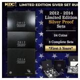 2012-2014 First 3 Years of Limited Edition Silver