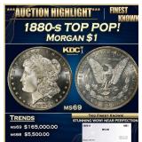 1880-s Morgan Dollar TOP POP! $1 ms69 SEGS