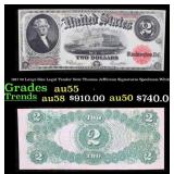 1917 $2 Large Size Legal Tender Note Thomas Jeffer