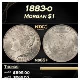 1883-o Morgan Dollar $1 Grades ms65+