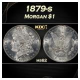 1879-s Morgan Dollar $1 Grades ms62
