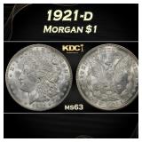 1921-d Morgan Dollar $1 Grades ms63