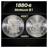 1880-s Morgan Dollar $1 Grades ms63+