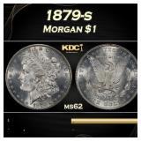 1879-s Morgan Dollar $1 Grades ms62
