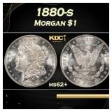 1880-s Morgan Dollar $1 Grades ms62+