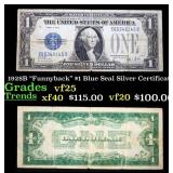 1928B $1 Blue Seal Silver Certificate 'Funnyback'