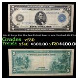 1914 $5 Large Size Blue Seal Federal Reserve Note