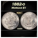 1882-o Morgan Dollar $1 Grades ms64