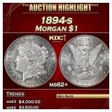1894-s Morgan Dollar $1 ms62+ USCG