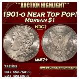 1901-o Morgan Dollar Near Top Pop! $1 ms67+ SEGS
