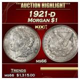 1921-d Morgan Dollar $1 ms66 SEGS