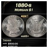 1880-s Morgan Dollar $1 Grades ms65+