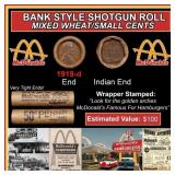 Lincoln Wheat Cent 1c Mixed Roll Orig Brandt McDon
