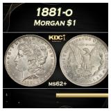 1881-o Morgan Dollar $1 Grades ms62+