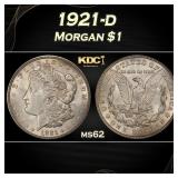 1921-d Morgan Dollar $1 Grades ms62