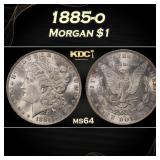 1885-o Morgan Dollar $1 Grades ms64